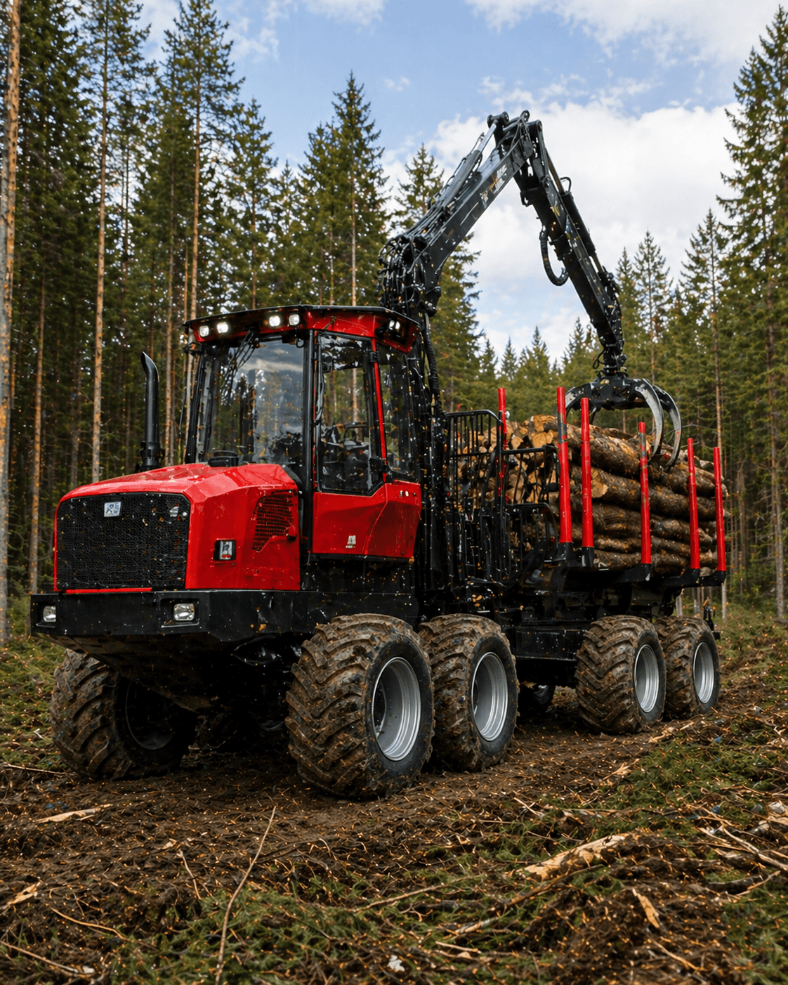 Forwarder Komatsu 895