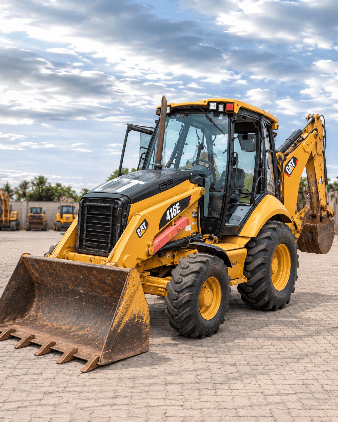 Retroescavadeira Caterpillar 416E 4x4 2014
