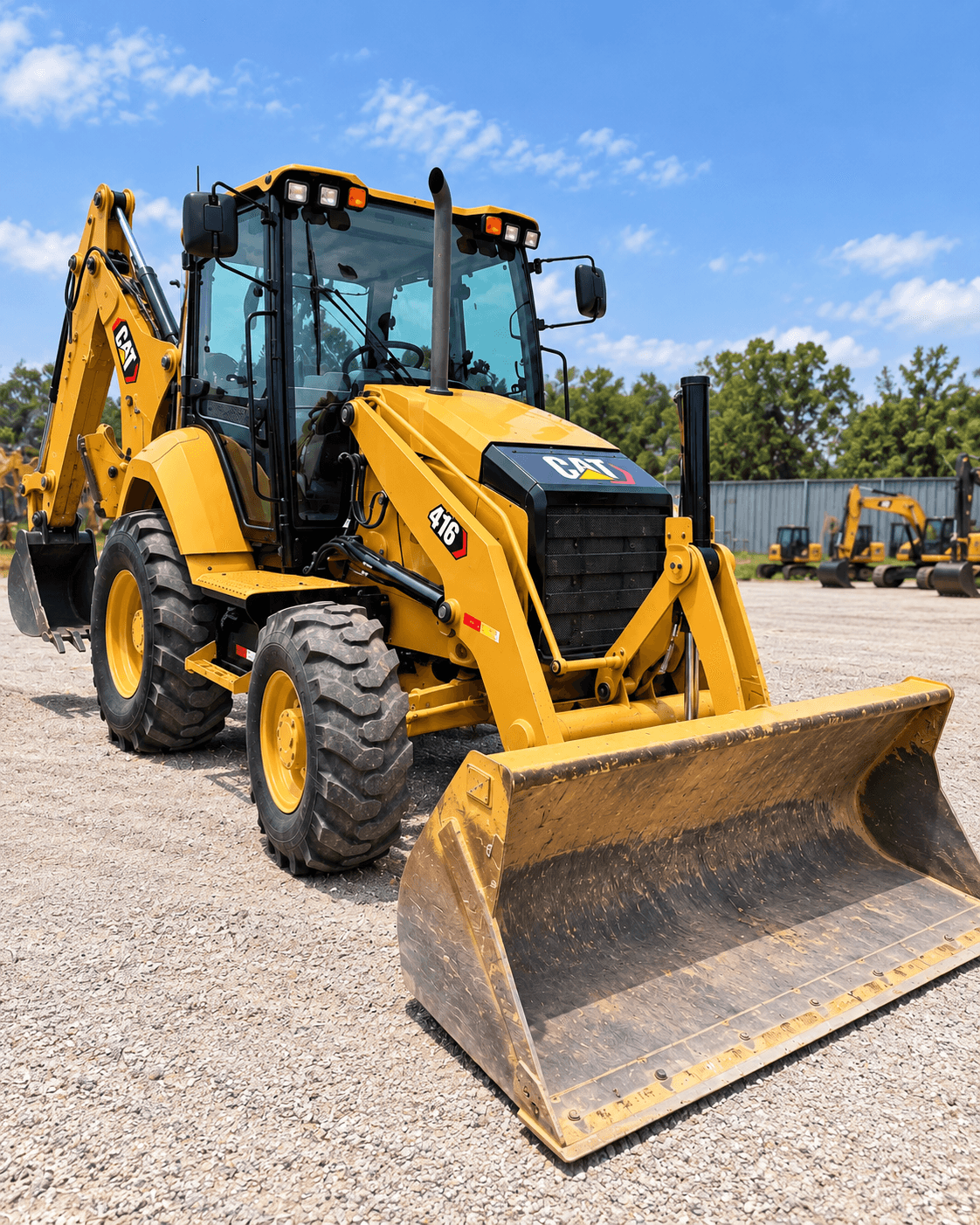 Retroescavadeira Caterpillar 416 2021