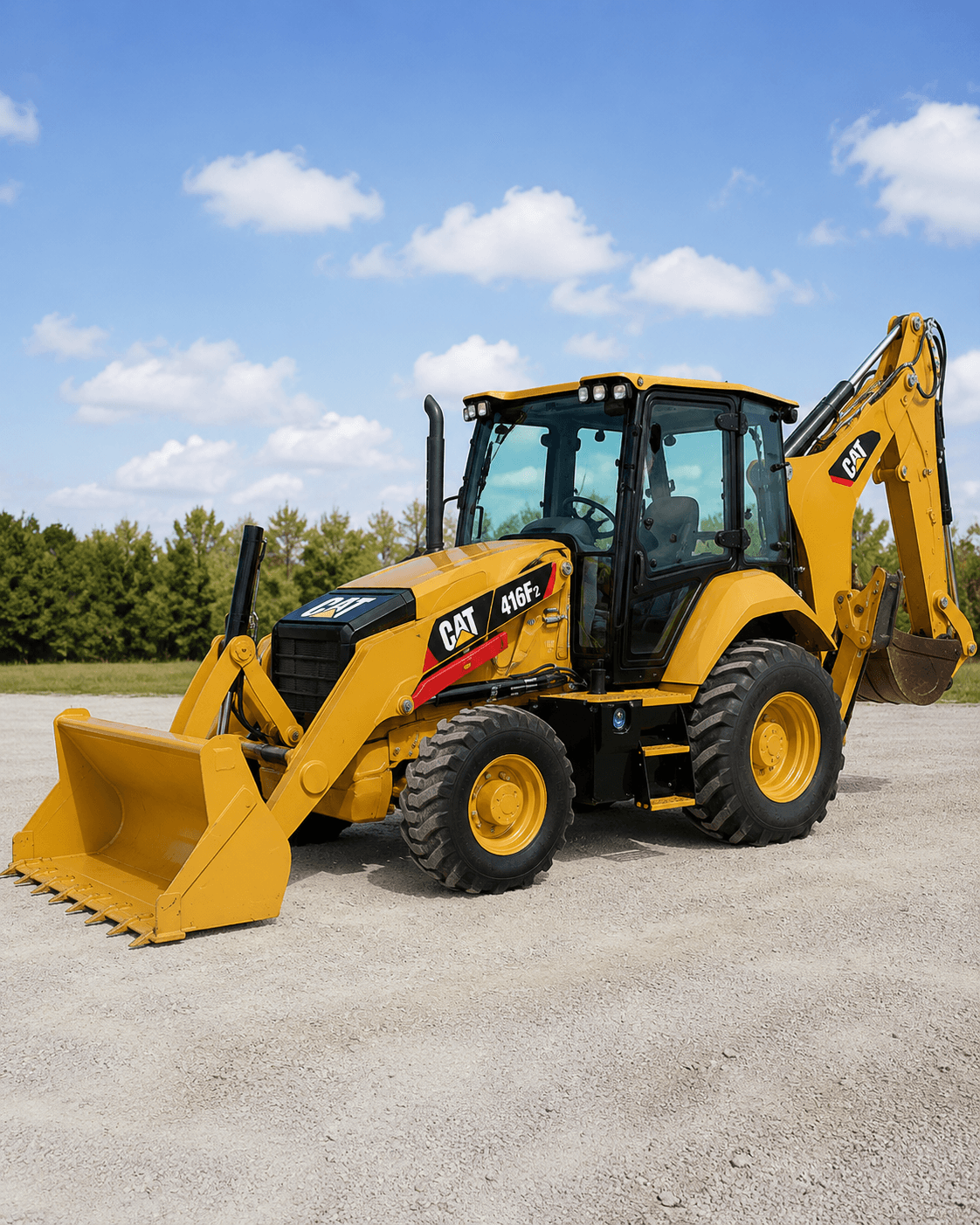 Retroescavadeira Caterpillar 416F2 2018