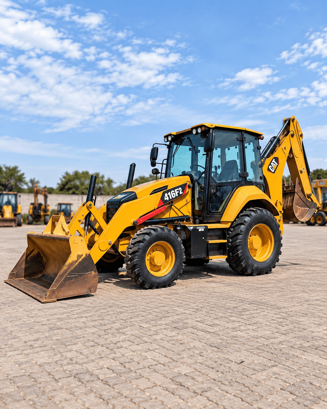 Retroescavadeira Caterpillar 416F2 2018
