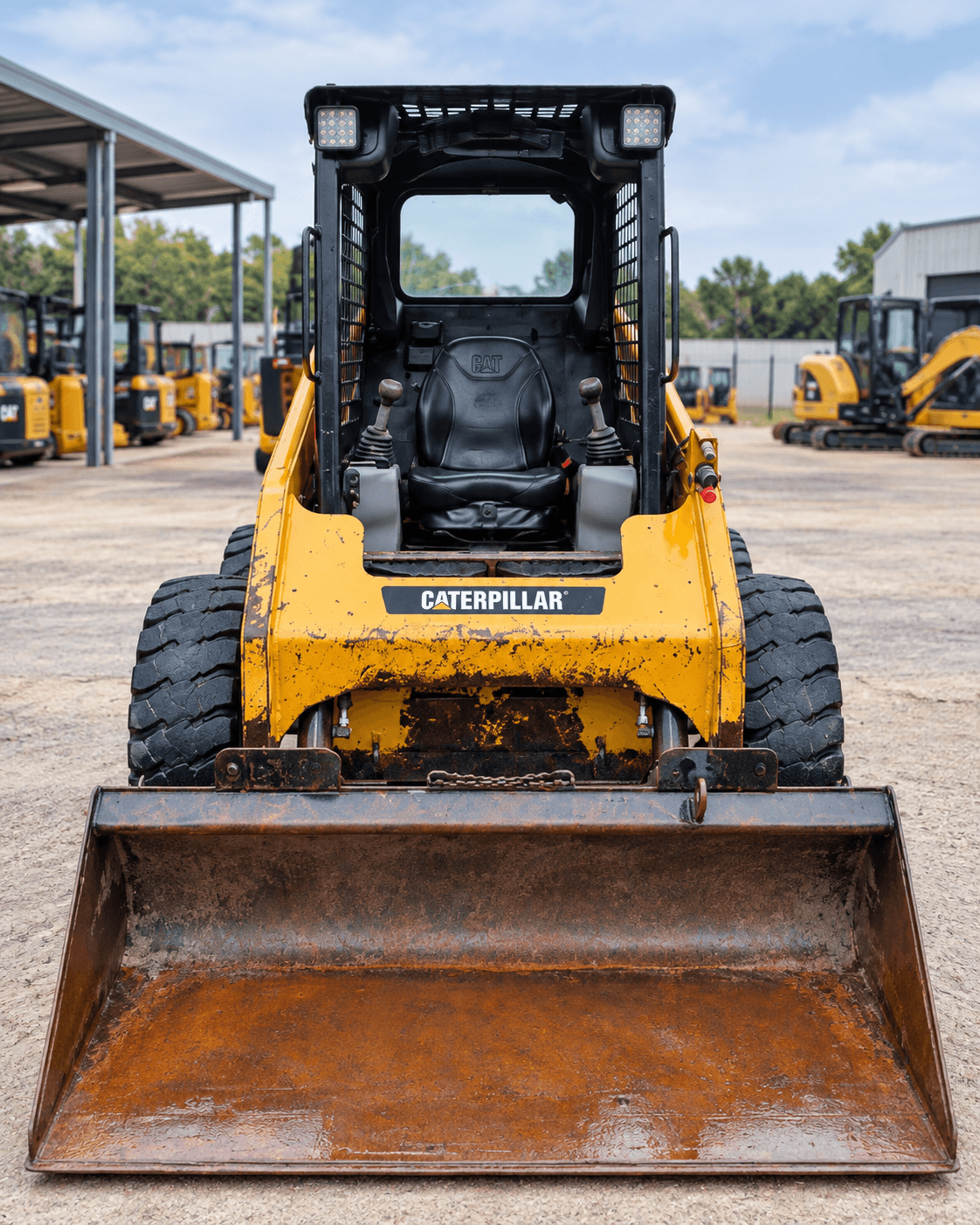 Mini Carregadeira Caterpillar 216B Turbo 2013